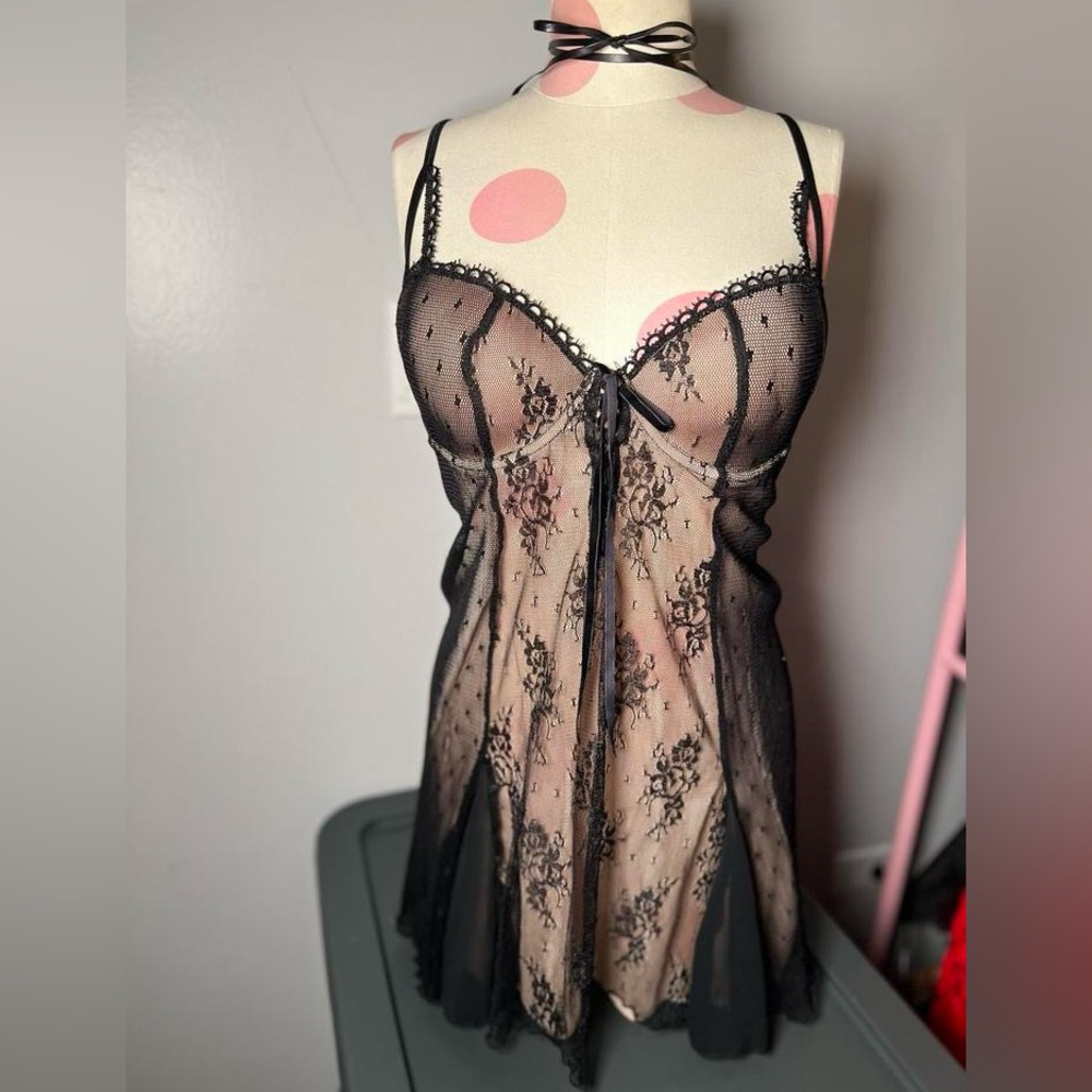 lace babydoll dress